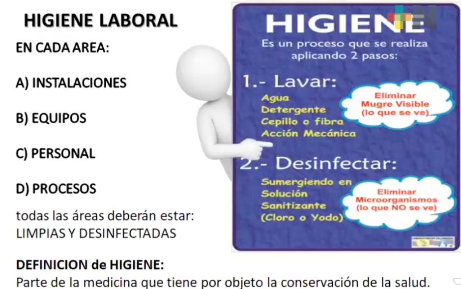 Sectur Veracruz impartió charla sobre higiene y desinfección dirigida a la prestación de servicios turísticos