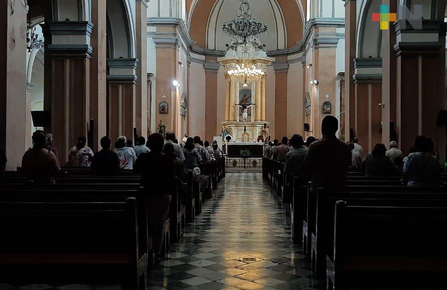 Catedral de Veracruz modificará celebraciones eucarísticas de Semana Santa