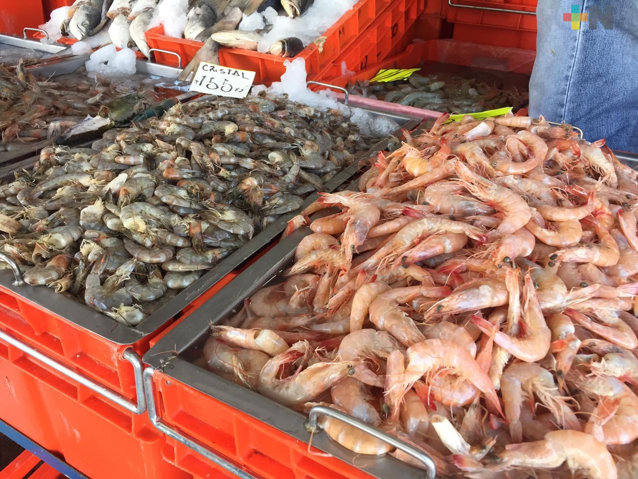 Venta de pescados y mariscos repuntan un 80% en municipio de Veracruz