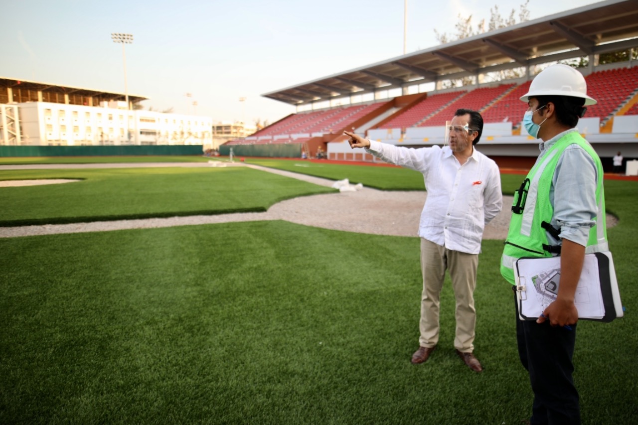 El «Beto Ávila» tiene un avance del 80 por ciento; el 25 de mayo será el primer juego