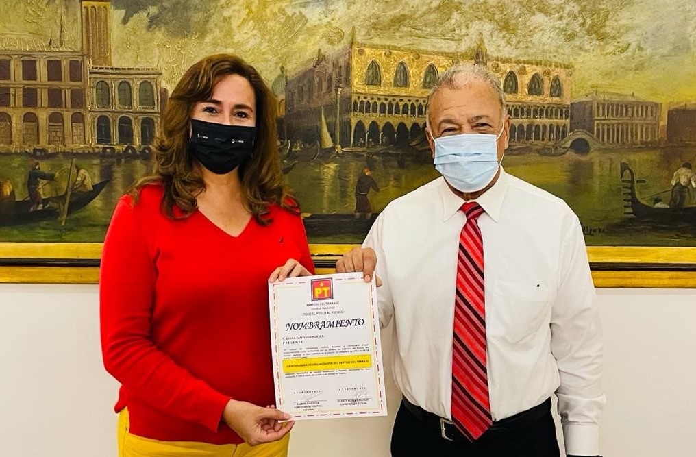 Diana Santiago es la nueva coordinadora del PT en el distrito XV de Veracruz