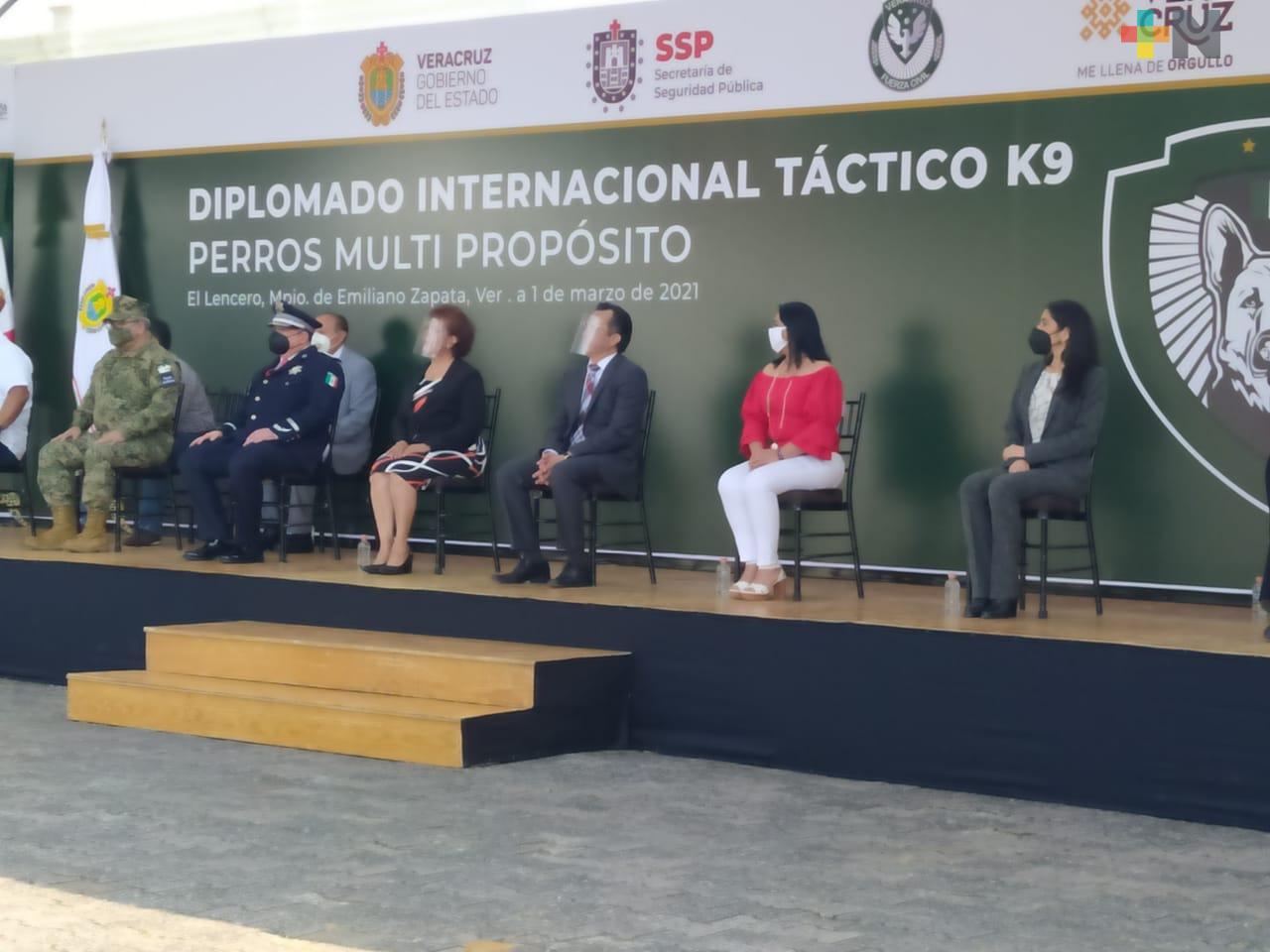 Inició Primer Diplomado Internacional Táctico K9 Perros Multipropósito en Veracruz