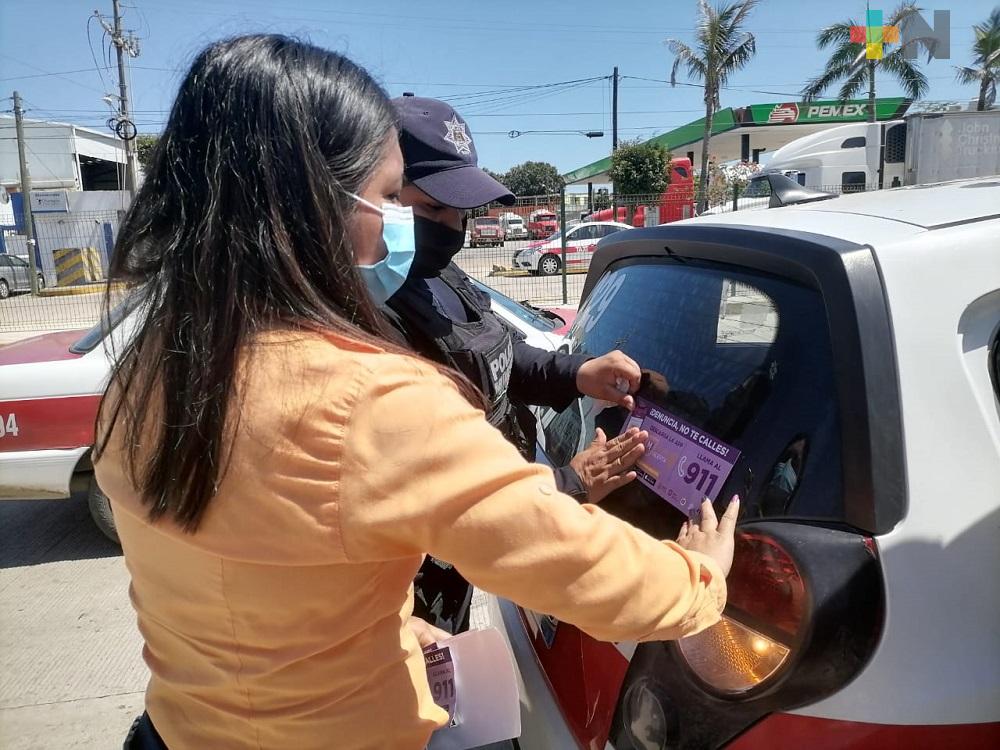 Instituto Municipal de la Mujer de Coatzacoalcos continúa ejecutando campañas para prevenir violencia