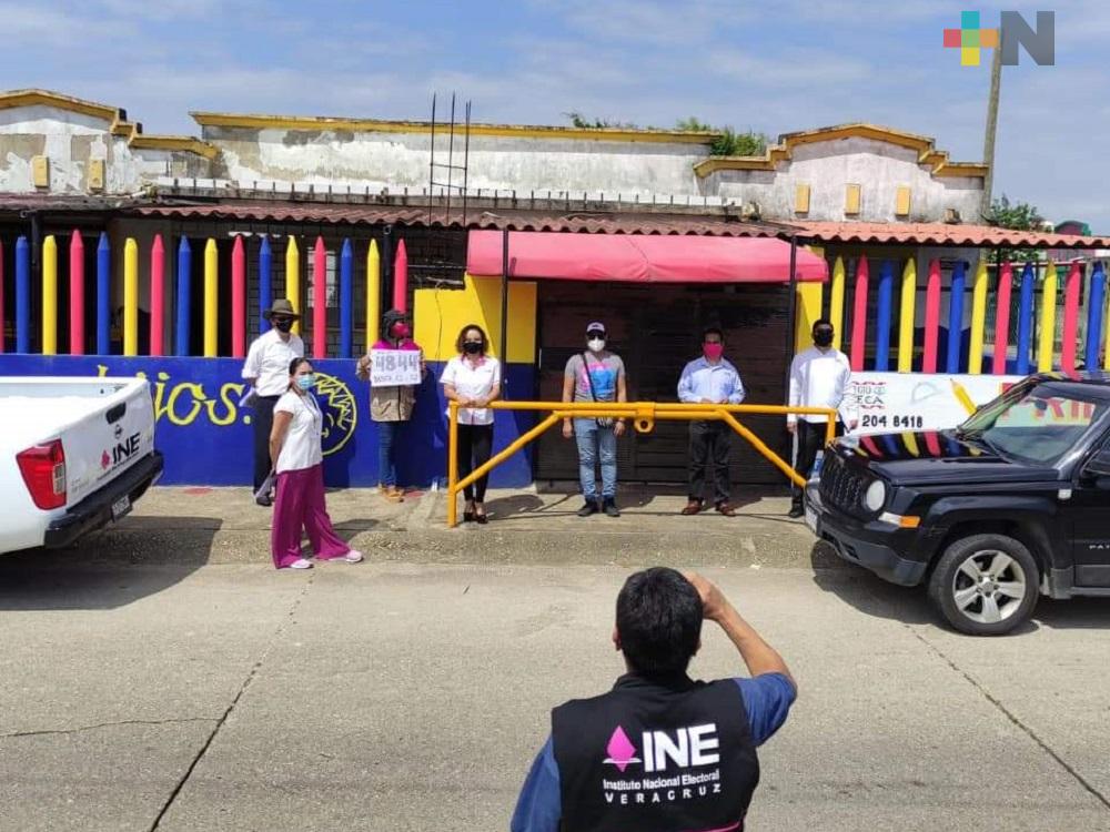 En Coatazacoalcos, INE termina inspección de lugares para instalar casillas de votación