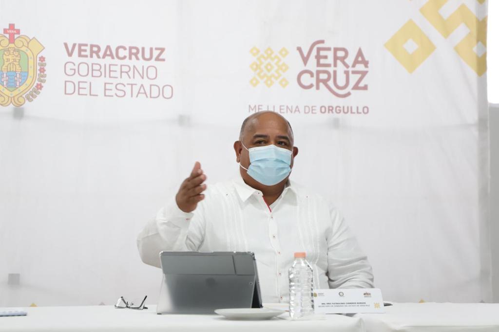 El secretario de Gobierno, Eric Cisneros encabezó la mesa de seguridad en Emiliano Zapata
