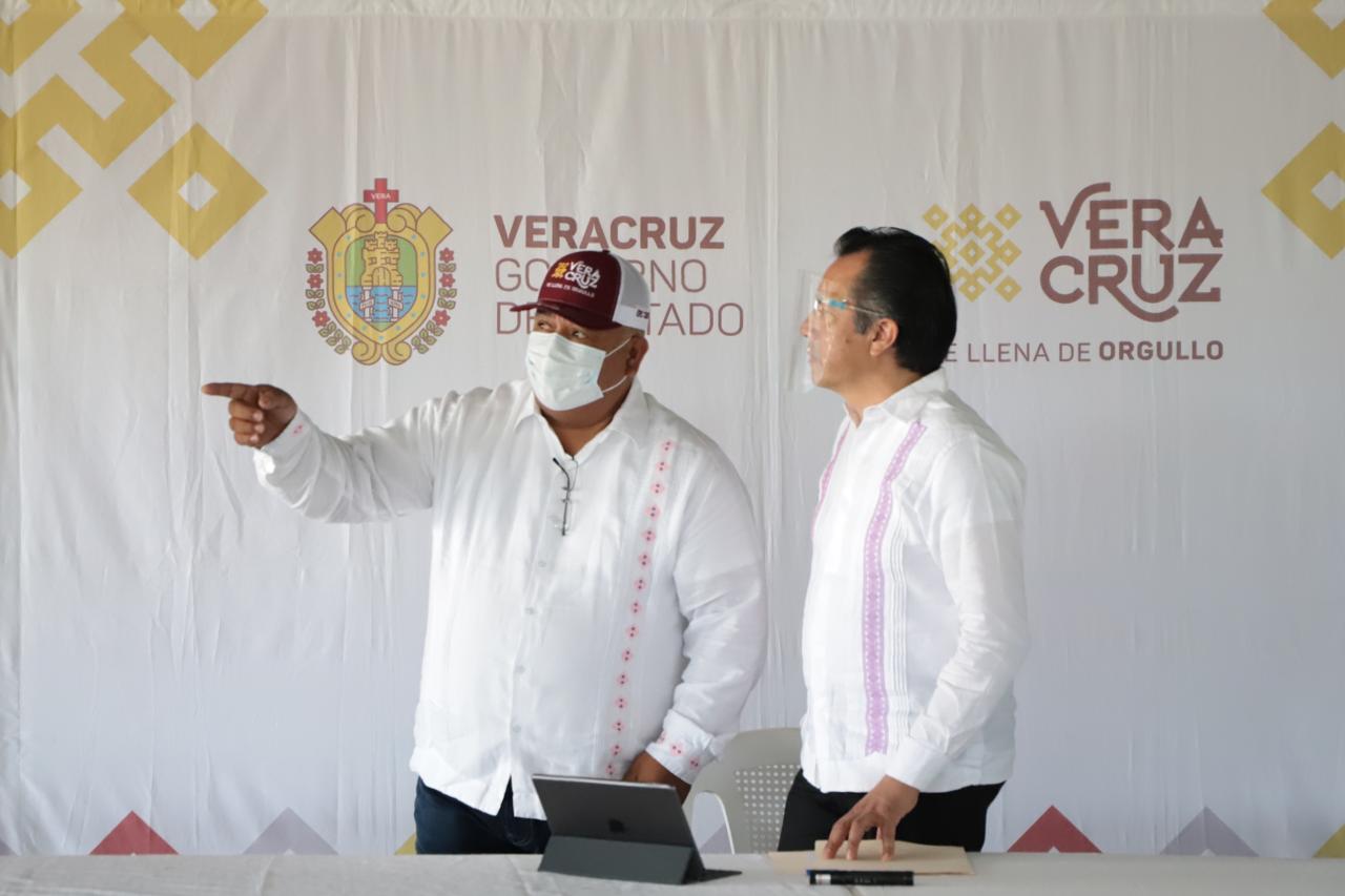 El gobernador de Veracruz inició gira por el sur de Veracruz, previo a llegada del presidente
