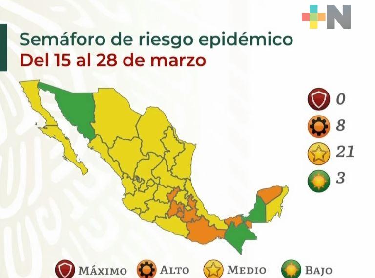 Continuará Veracruz en semáforo amarillo epidemiológico