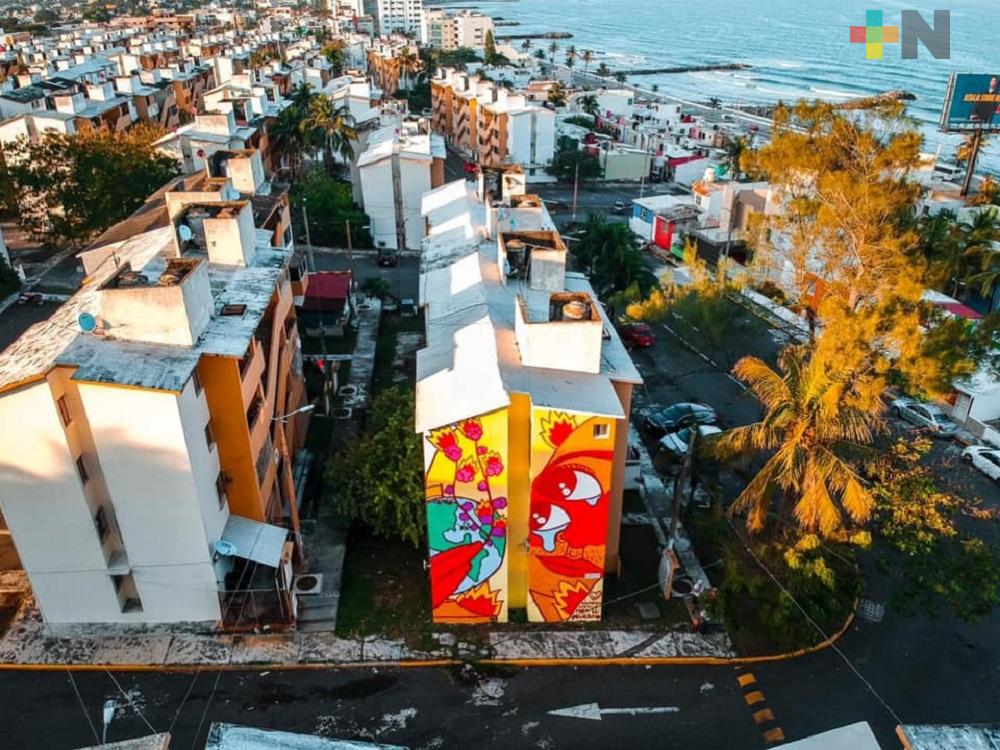 Fraccionamiento de Boca del Río será embellecido con murales