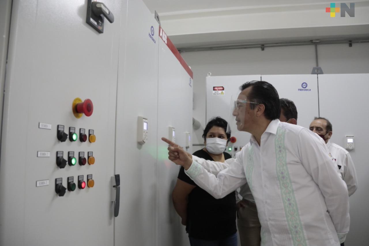 Gobierno de Veracruz realiza inversión histórica en rehabilitación del sistema de agua potable, en Poza Rica y Tuxpan