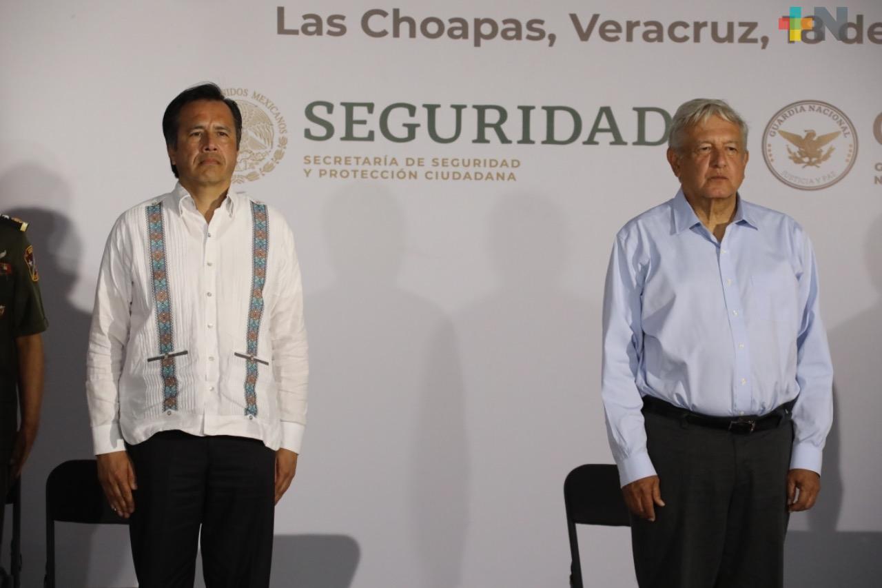 «Cuitláhuac García me llena de orgullo”, afirmó López Obrador al respaldar al Gobernador de Veracruz