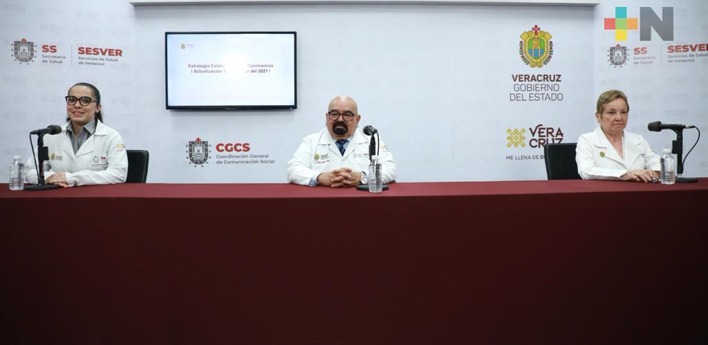 Se registran 108 casos nuevos positivos a COVID-19 en Veracruz