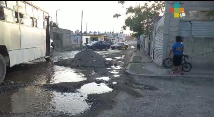 Piden que Ayuntamiento repare avenida Guacamaya