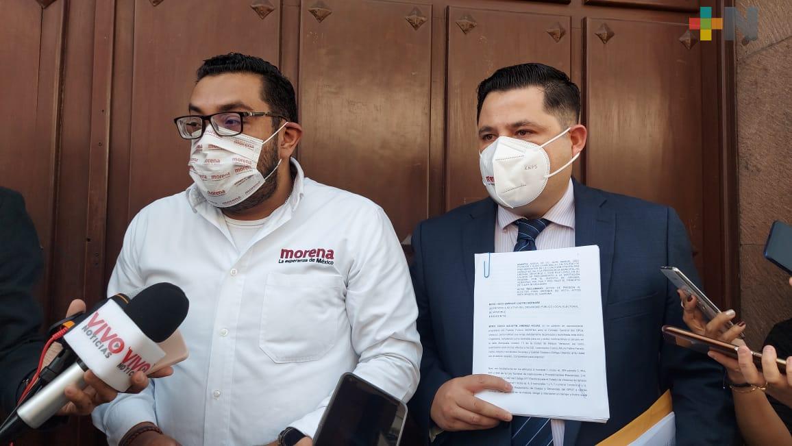 Morena denuncia presuntos actos anticipados de precandidatos en Orizaba