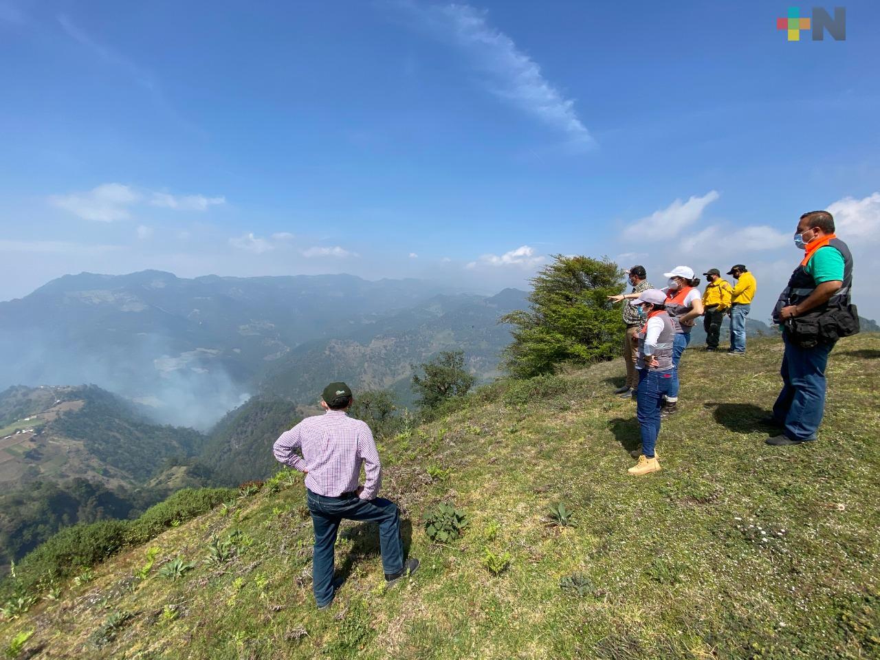 Se atendieron 6 incendios forestales en Las Vigas durante esta semana