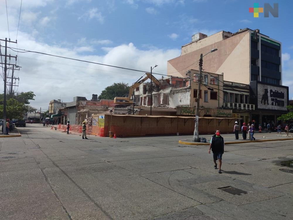 Inició demolición de Hotel en Coatzacoalcos, abrirán tienda departamental