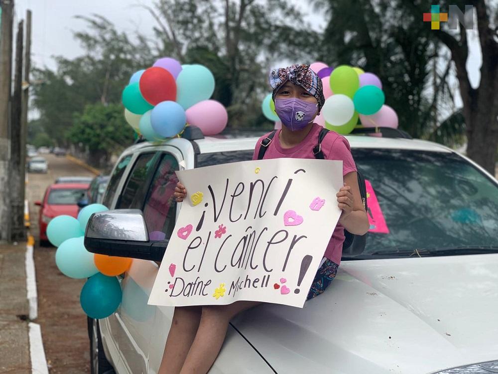 Luego de 45 quimioterapias, menor venció el cáncer que padecía