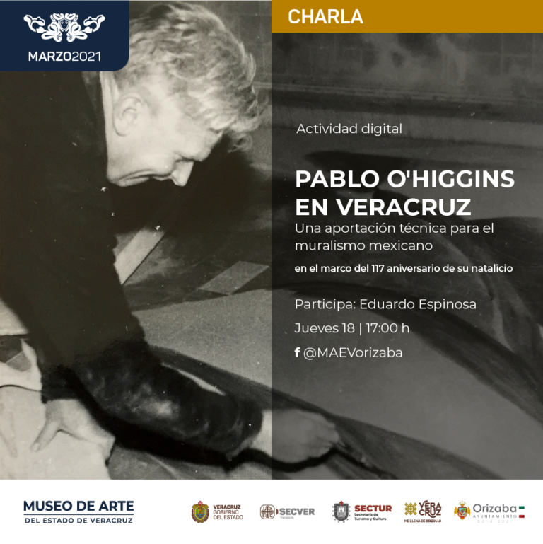 Conmemora IVEC mural de O’Higgins en Veracruz, en el Museo de Arte del Estado de Veracruz