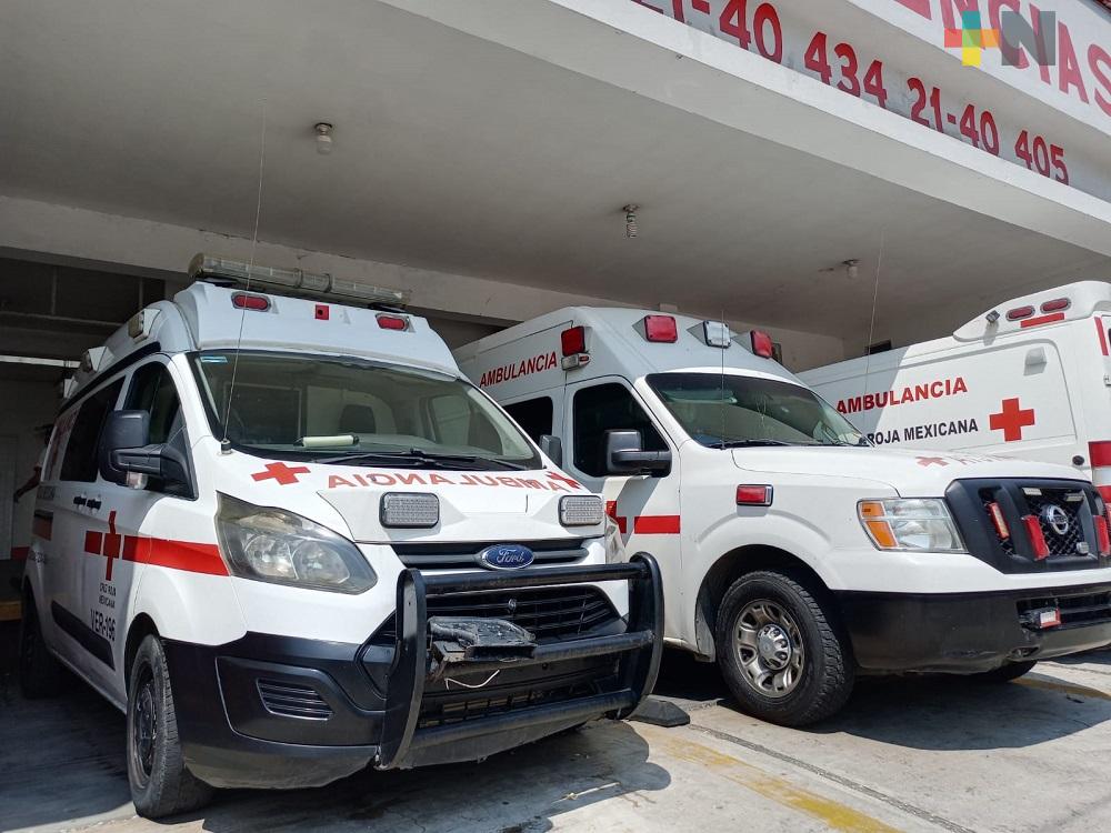 Paramédicos de Cruz Roja de Coatzacoalcos apoyarán durante jornada de vacunación