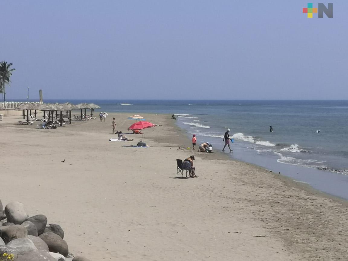 Restringirán aforo de bañistas en playas de Boca del Río