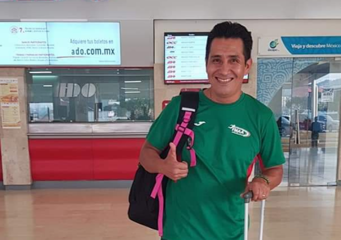 Raúl Conde fue juez en Nacional de Marcha de Guatemala