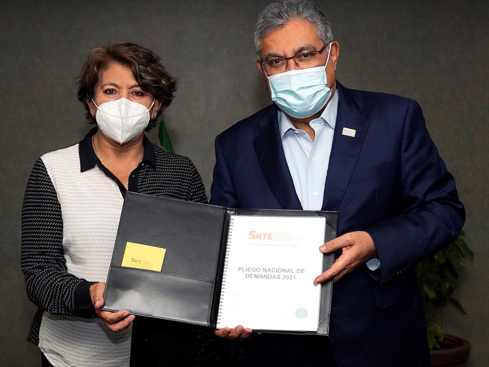 Recibe SEP Pliego Nacional de Demandas 2021 del Sindicato Nacional de Trabajadores de la Educación