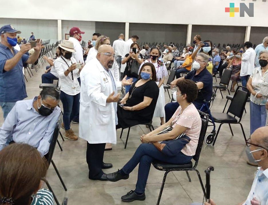 Garantizada aplicación de segunda dosis de vacuna anticovid para adultos mayores en el estado de Veracruz: Ramos Alor