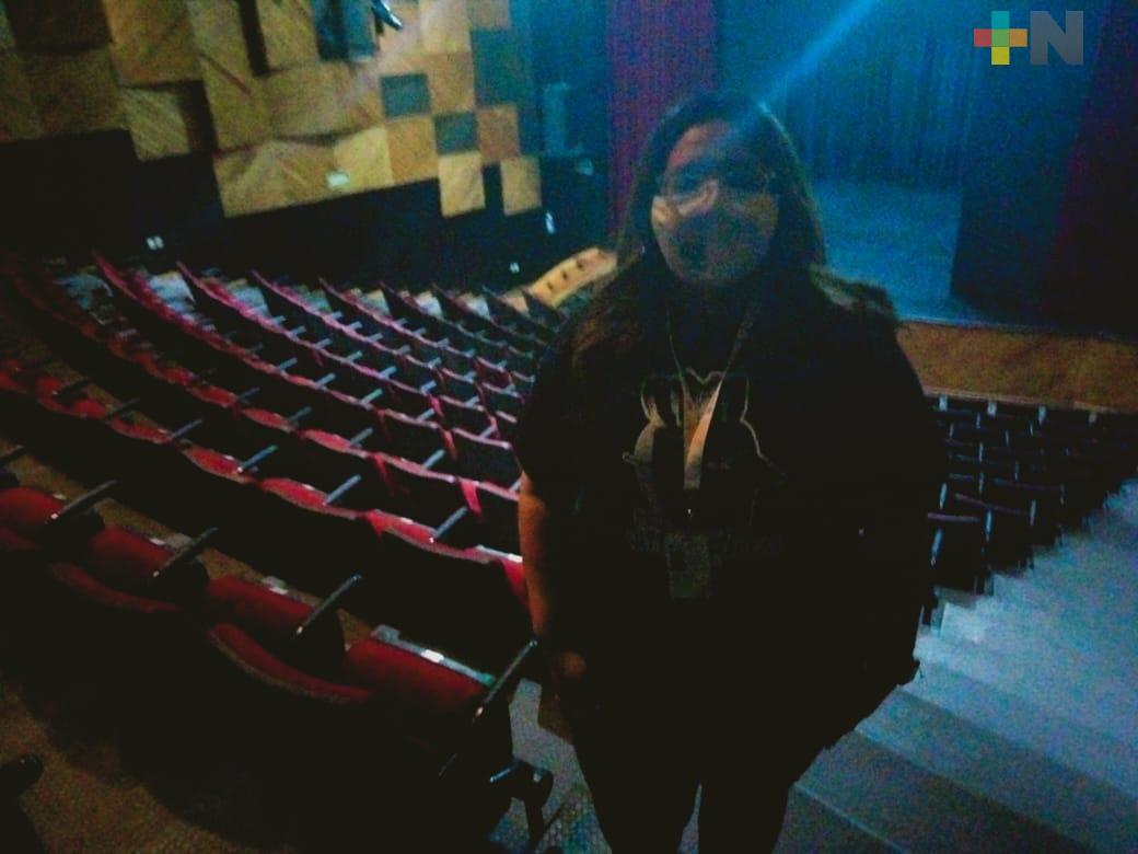 La emoción tras la reapertura de la sala chica del Teatro del Estado en Xalapa