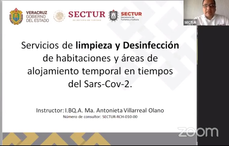 Secretaría de Turismo y Cultura de Veracruz continúa con impartición de cursos a prestadores de servicio