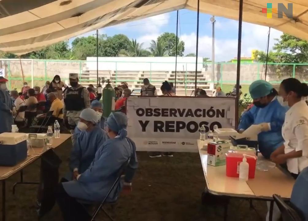 A más de 40 municipios de Veracruz ha llegado vacunación contra el COVID-19