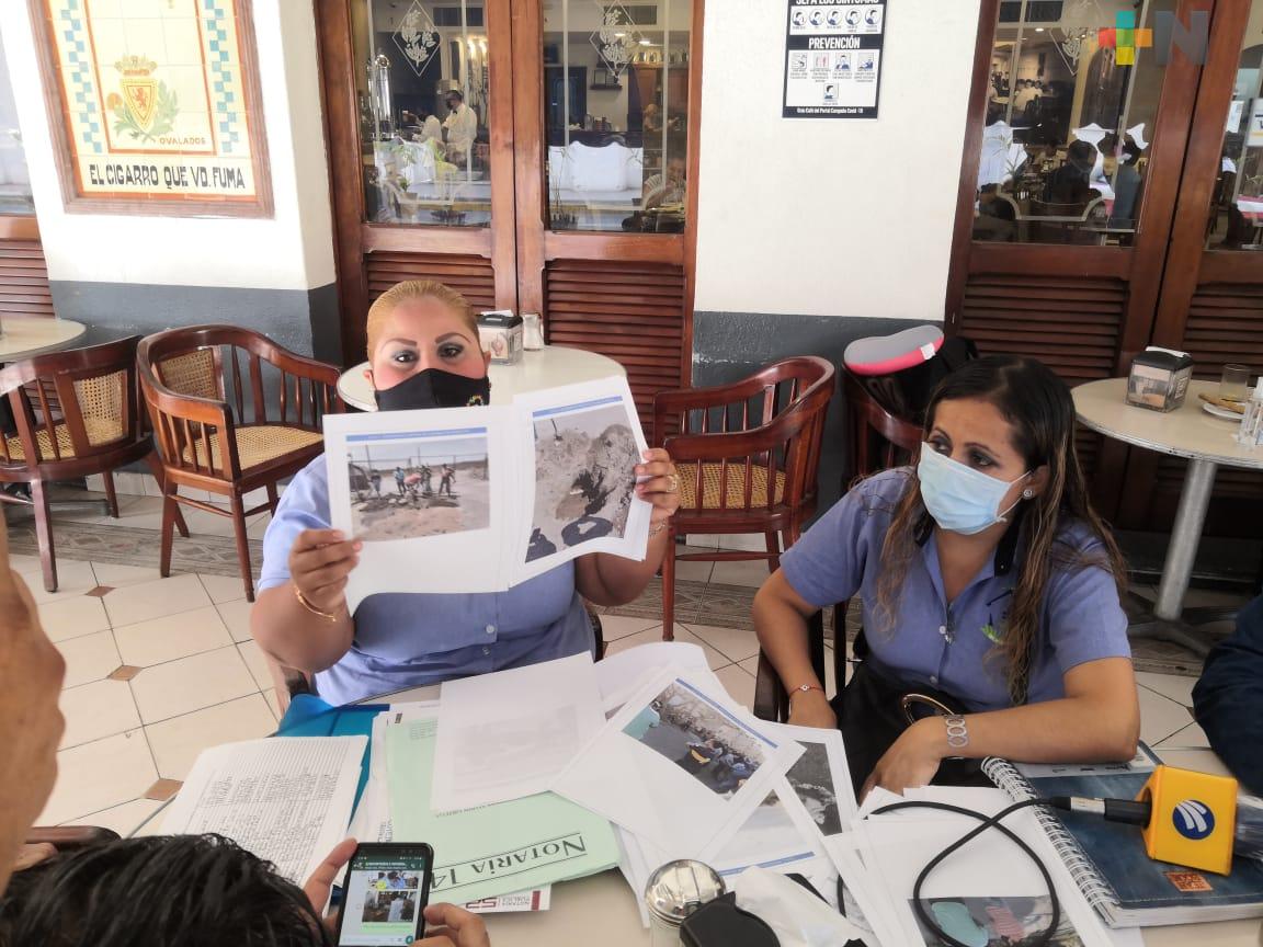 Piden atender carencias del fraccionamiento Colinas de Santa Fe de Veracruz