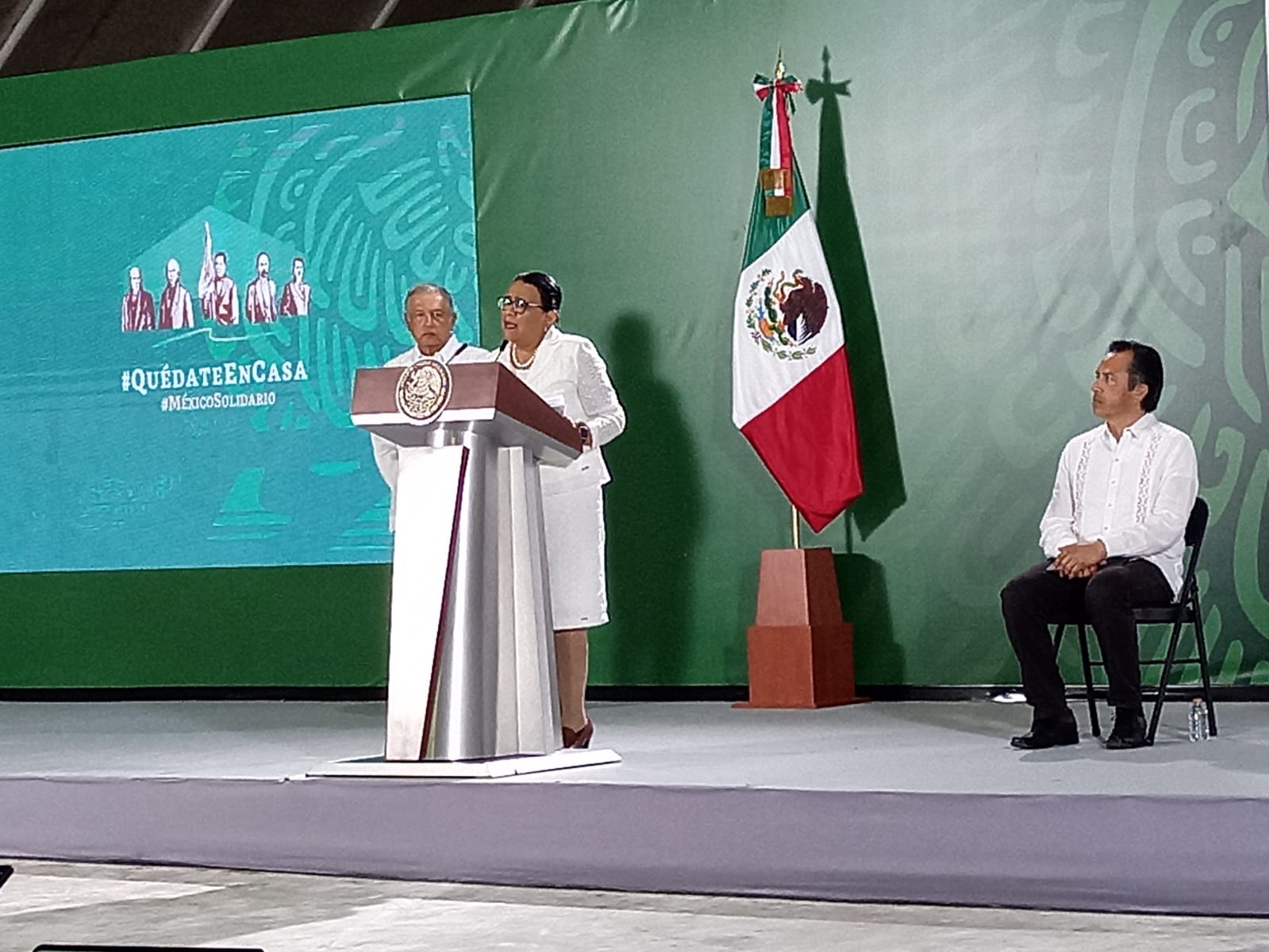 11 de 14 delitos han disminuido en Veracruz en el gobierno de Cuitláhuac García: Rosa Icela Rodríguez