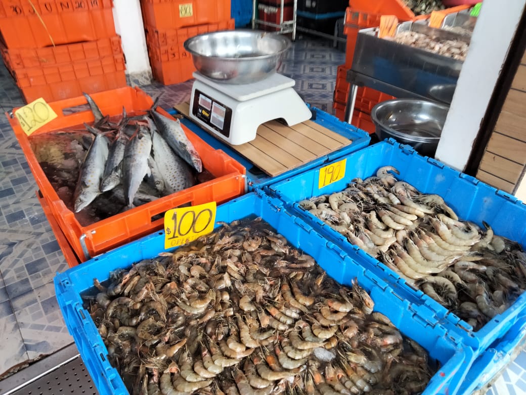 Para Cuaresma, afinan detalles para venta de pescados y mariscos en La Rotonda de Xalapa