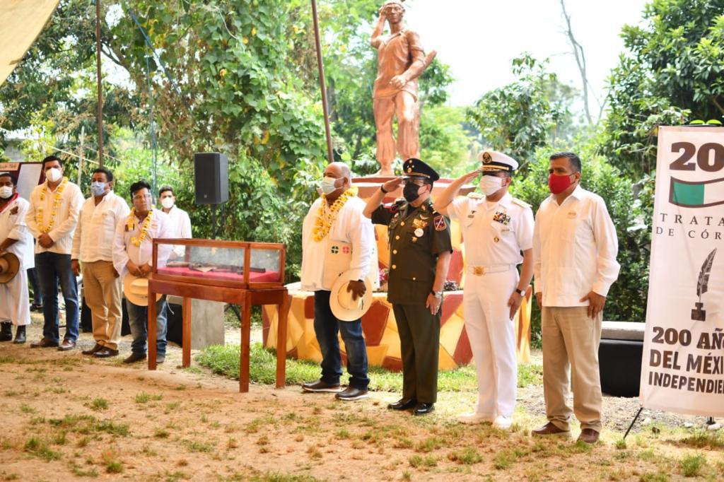 Encabezó Eric Cisneros homenaje a Serafín Olarte, caudillo independentista