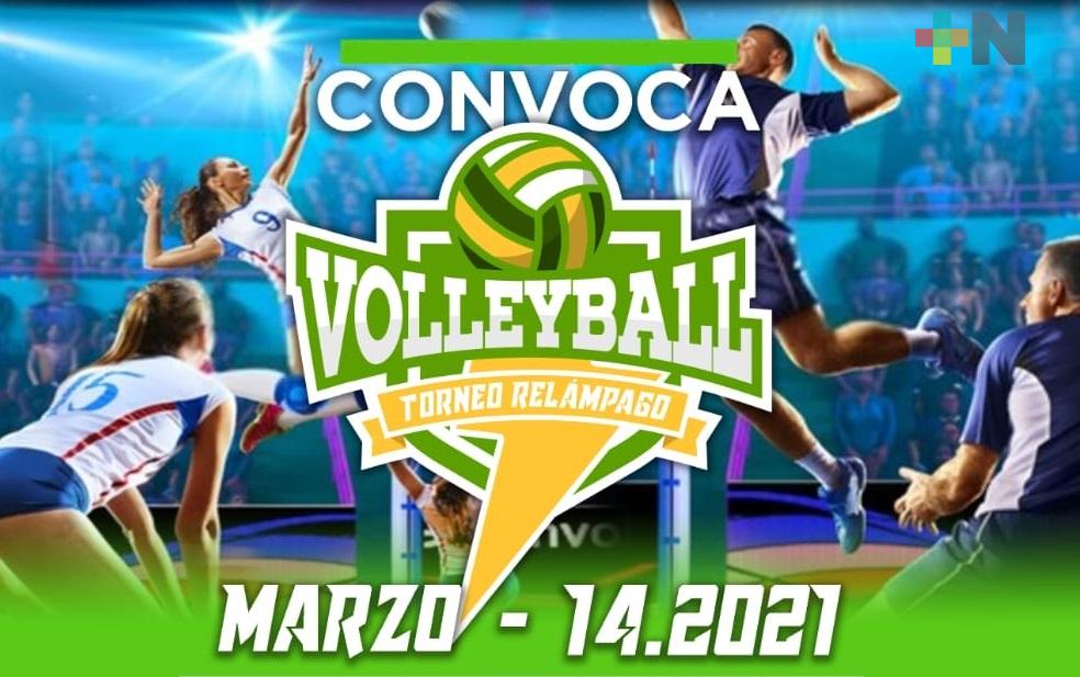 Convocan a Torneo Relámpago de Voleibol, en Alvarado