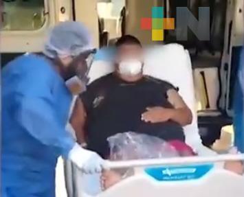 Hombre con todas las condiciones de salud en contra, logra vencer al COVID-19 en ISSSTE de Veracruz