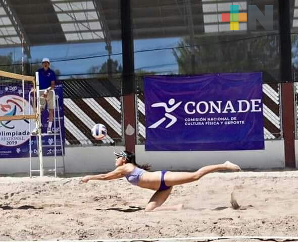Atenas Gutiérrez por la segunda fecha del Tour Mexicano de Voleibol de Playa
