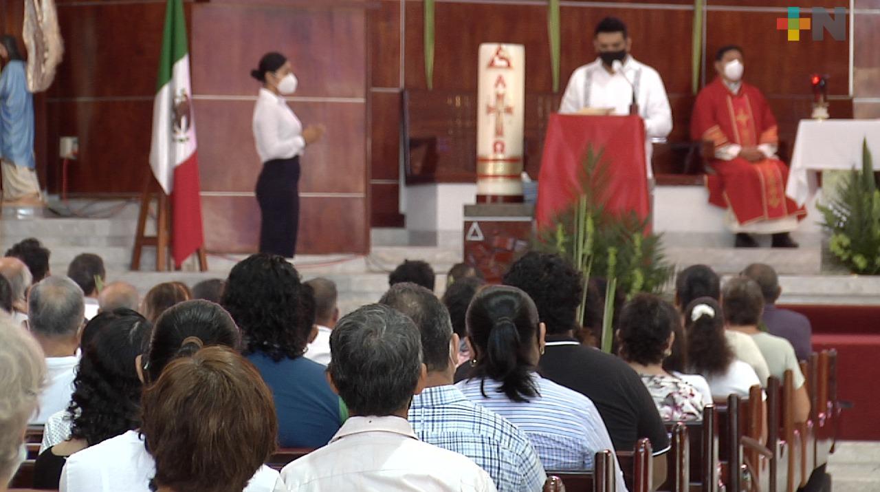 Exhorta obispo de la Diócesis de Coatzacoalcos a seguirse cuidando durante la Semana Santa