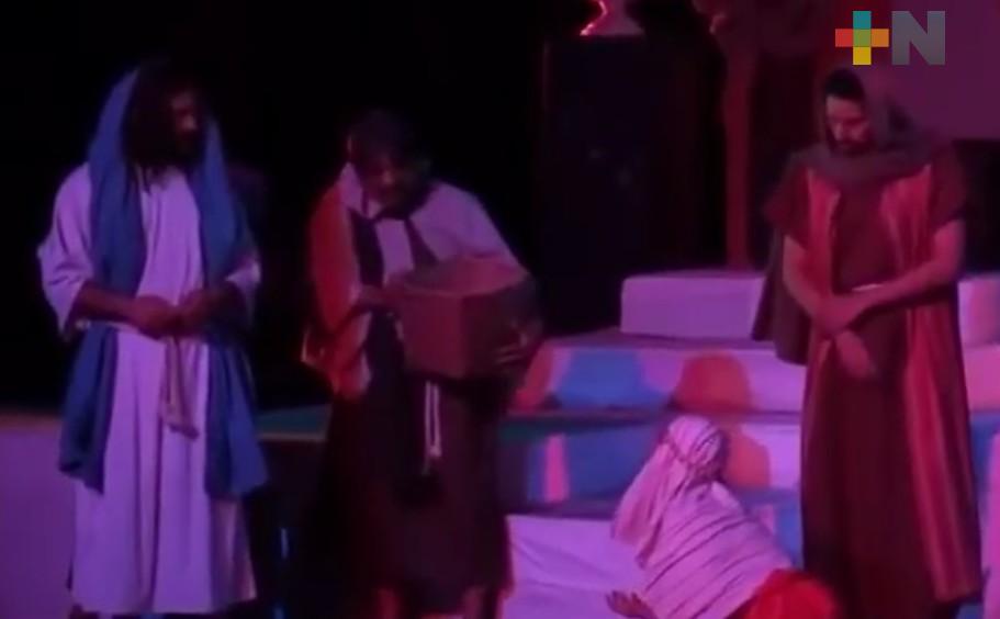 Taller de teatro municipal de Veracruz presentará la obra teatral “La Pasión”