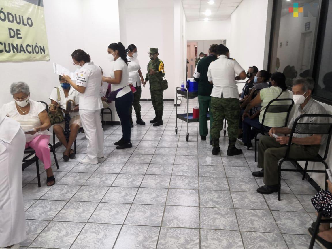 Este fin de semana concluyó jornada de vacunación contra COVID-19 en Boca del Río