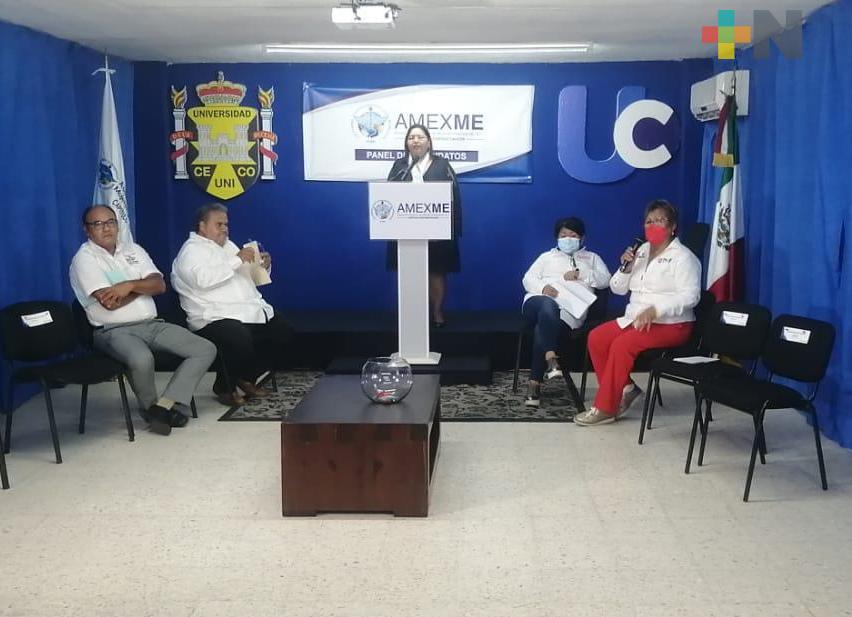 Asociación Mexicana de Mujeres Empresarias celebró panel con candidatas y candidatos a diputación federal por el distrito XI