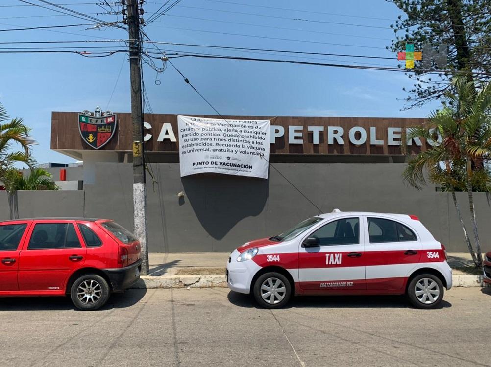 Casino Petrolero de Minatitlán estará disponible de forma gratuita para futuras jornadas de vacunación contra COVID-19