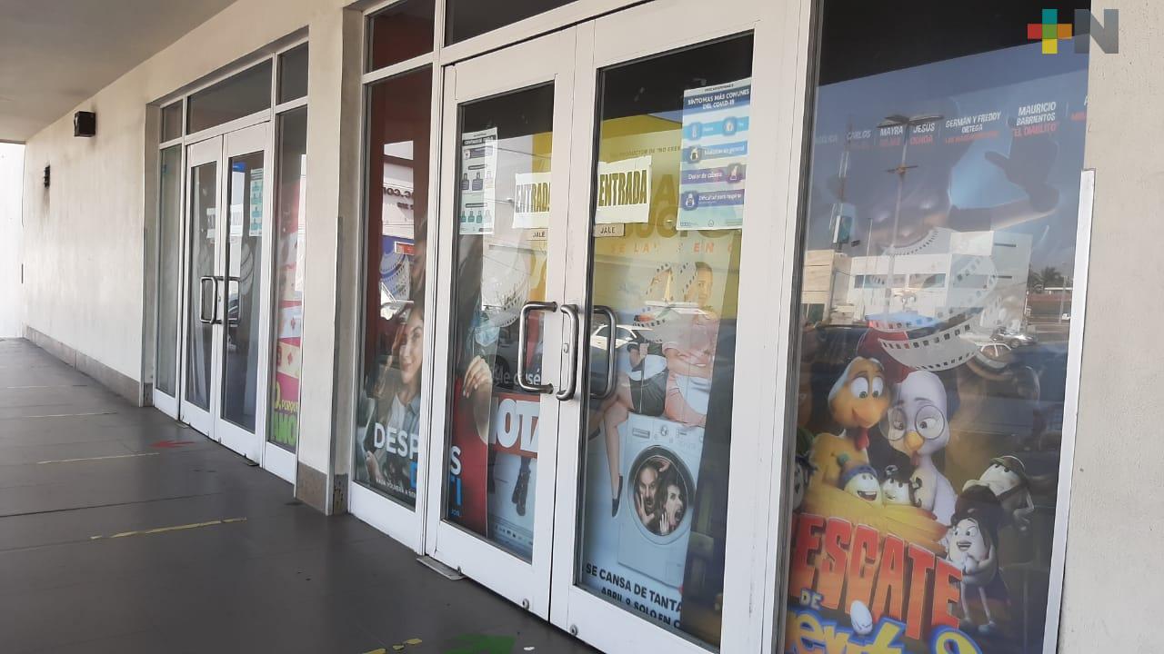 Cinemex aún no reanuda actividades en Boca del Río