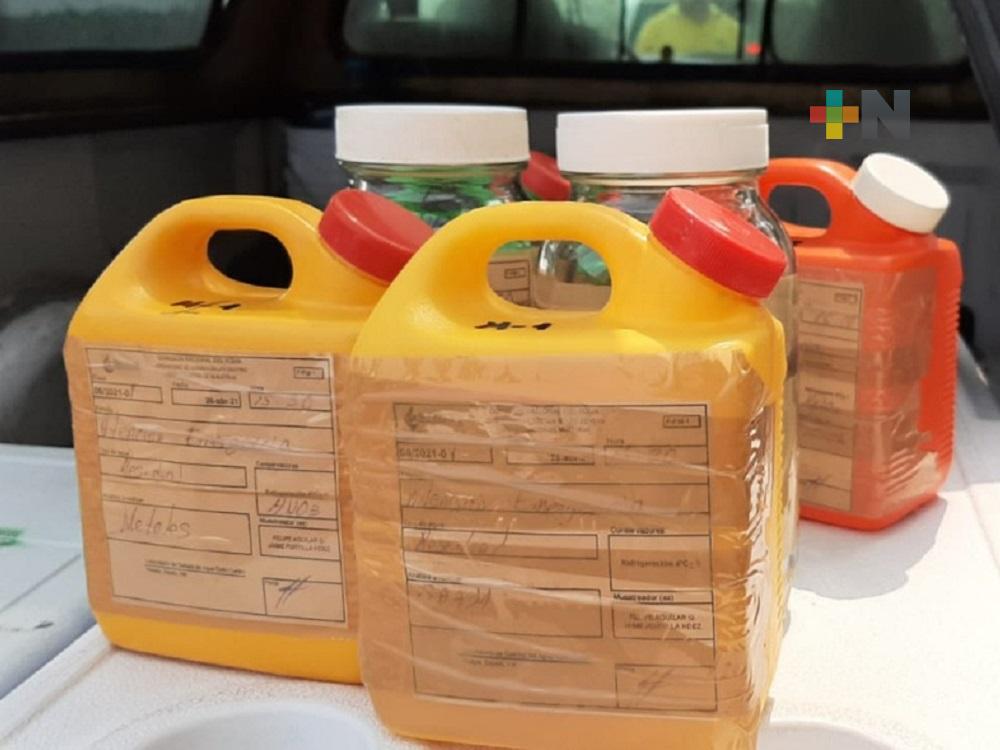 Conagua y Profepa realizaron muestreo e inspección en arroyos de Ixhuatlán del Sureste