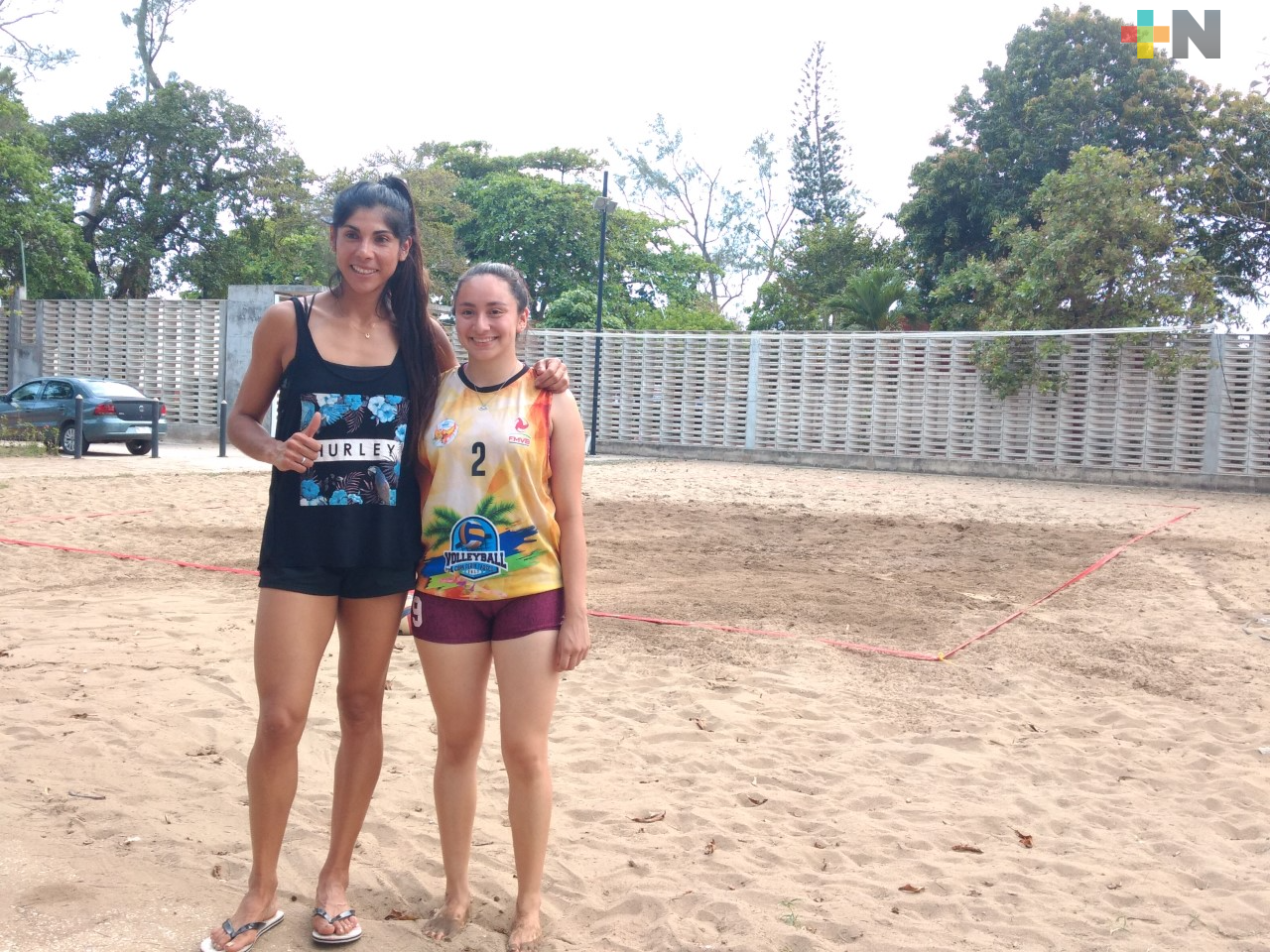 Danna Cortés y Poleth Cruz listas para el Tour Mundial de Voleibol