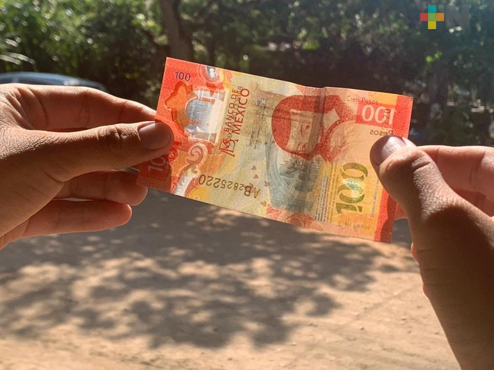 Detectan a banda de estafadores que utilizaron billetes falsos de 100 pesos en tiendas de Coatzacoalcos y Cosoleacaque