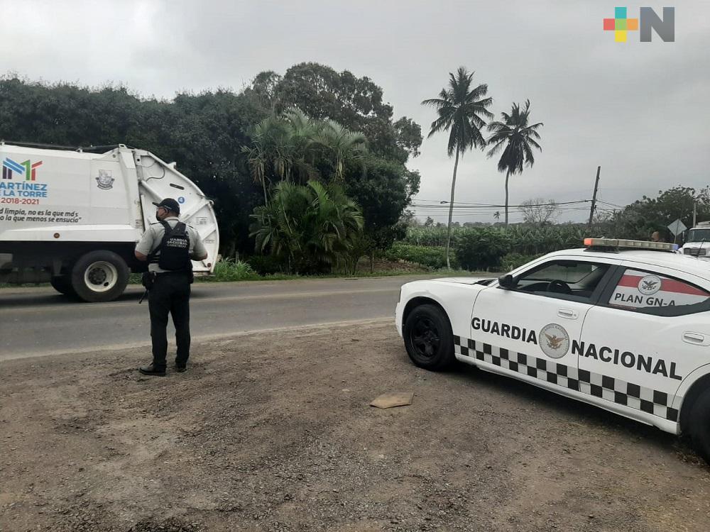 Elementos de Guardia Nacional mantienen vigilancia permanente en  carreteras de zona centro-norte de Veracruz