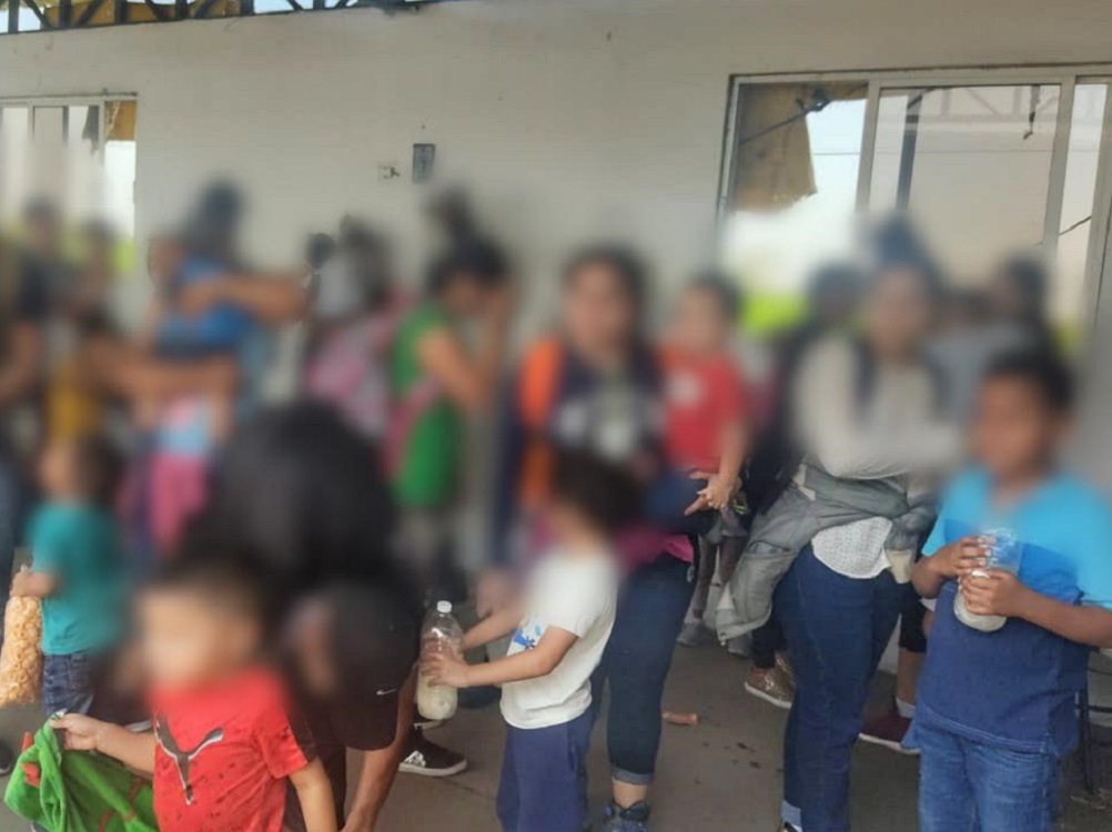 En Agua Dulce, al sur de Veracruz, SSP rescató a 66 migrantes entre ellos 30 menores