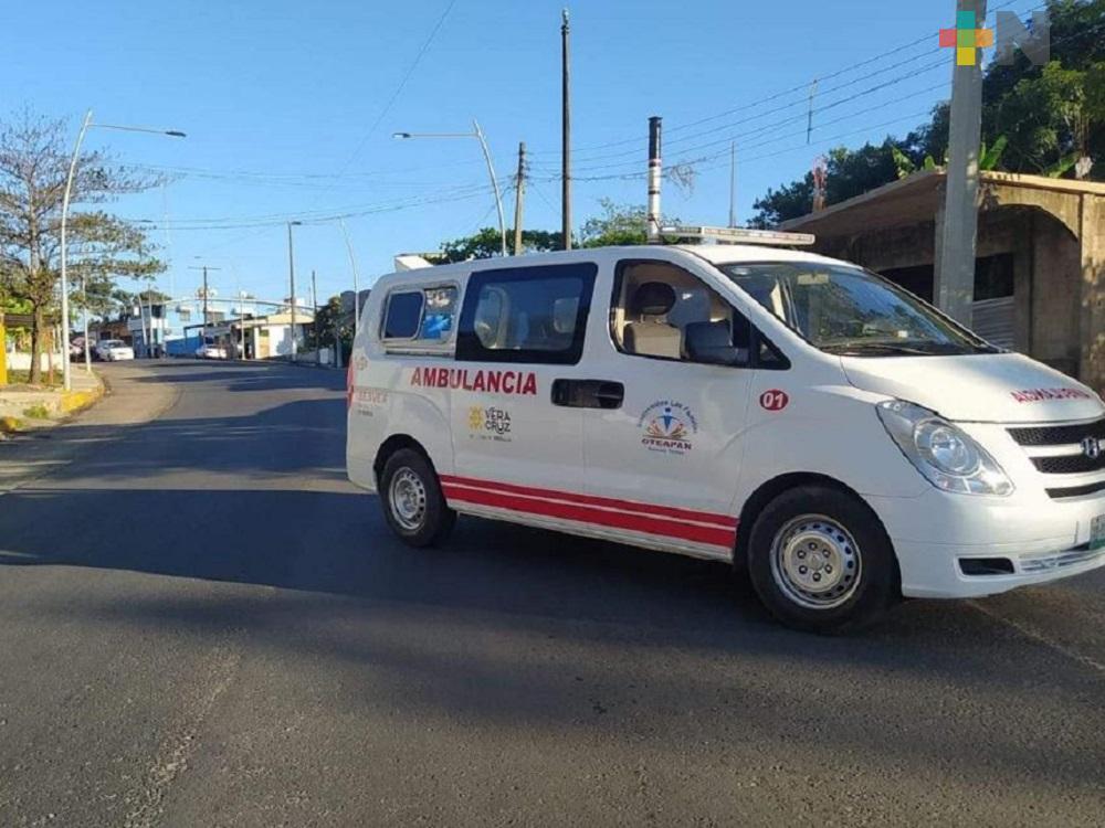 En Oteapan, menor de edad sufre quemaduras de tercer grado