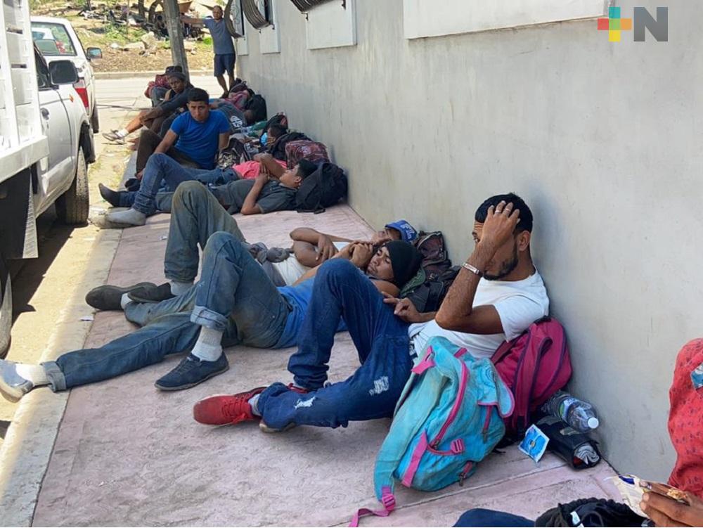 Covid sin detener paso de migrantes en Veracruz: INM