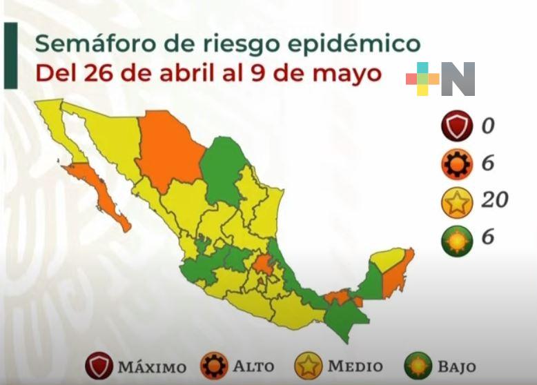 Veracruz seguirá en semáforo verde por tercera semana consecutiva